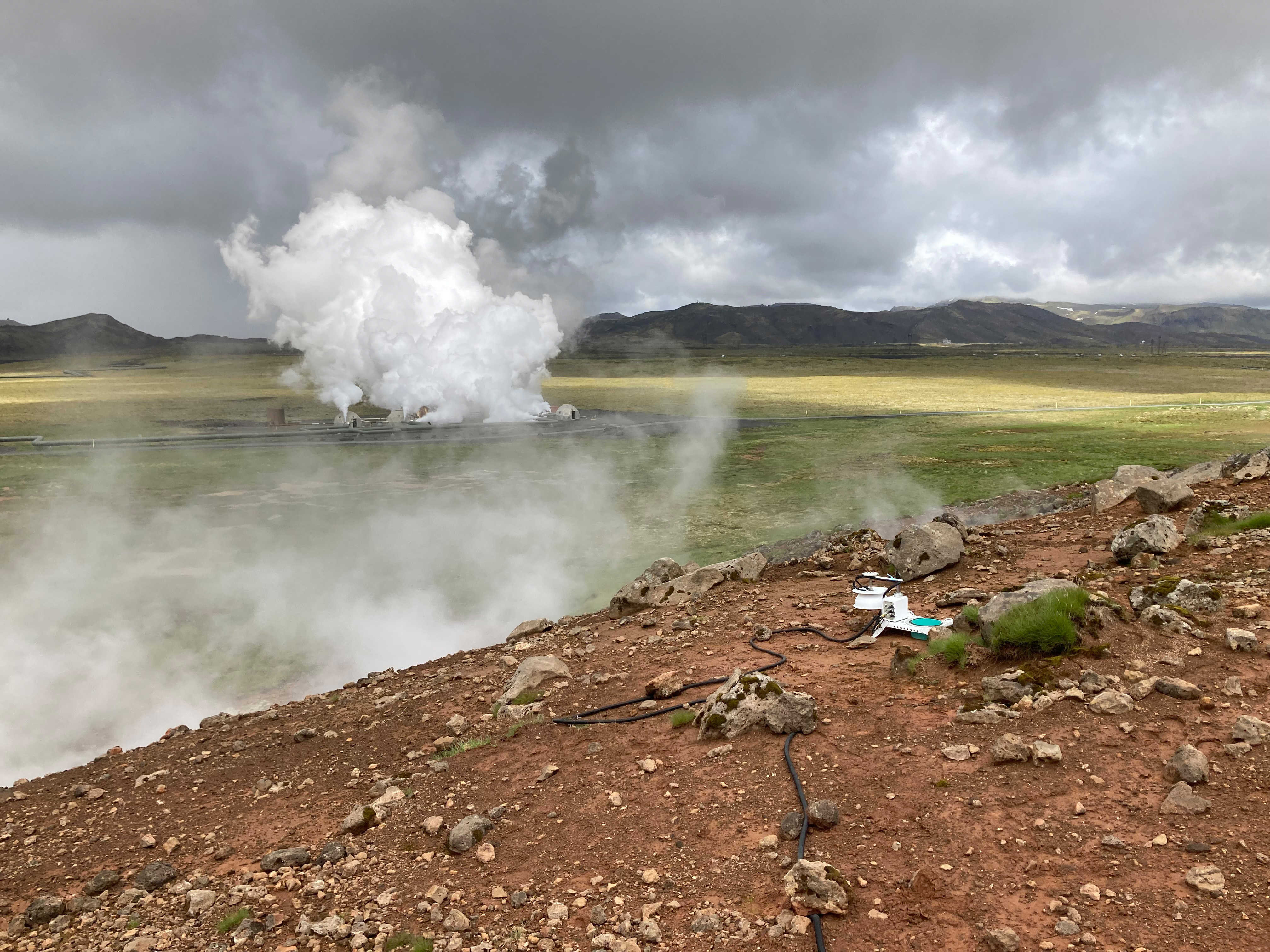 Überwachung geothermischer Ressourcen auf Island
