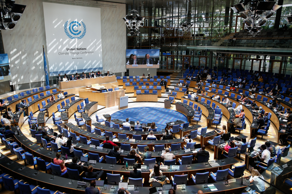 Delegierte bei der Klimakonferenz in Bonn
