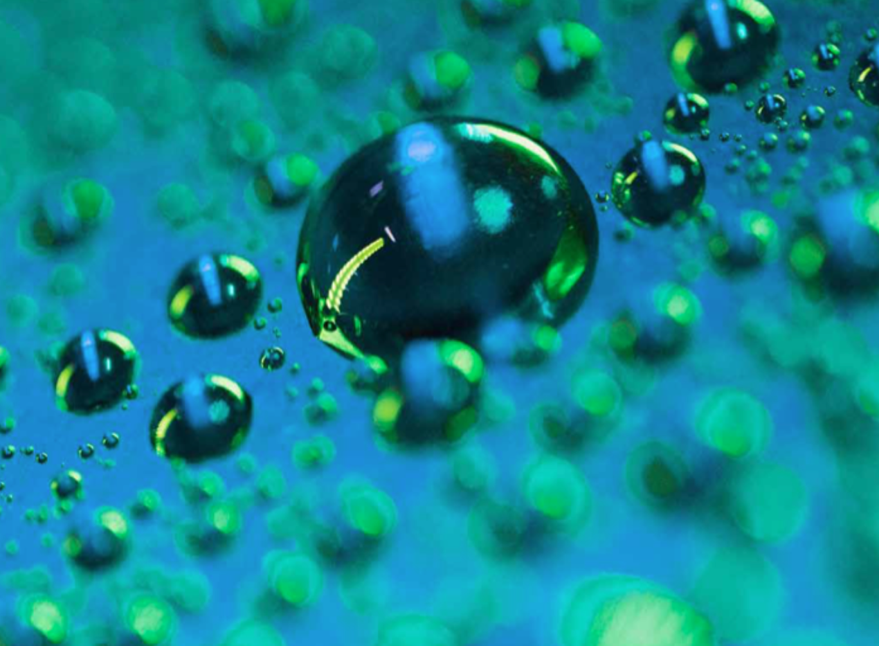 Nahaufnahme Wassertropfen
