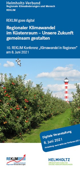 Flyer zur 10. REKLIM Konferenz "Klimawandel in Regionen"