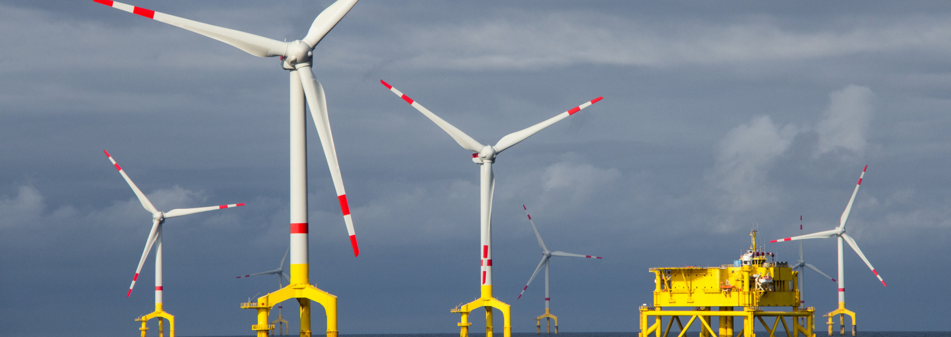 Windräder in Nordsee