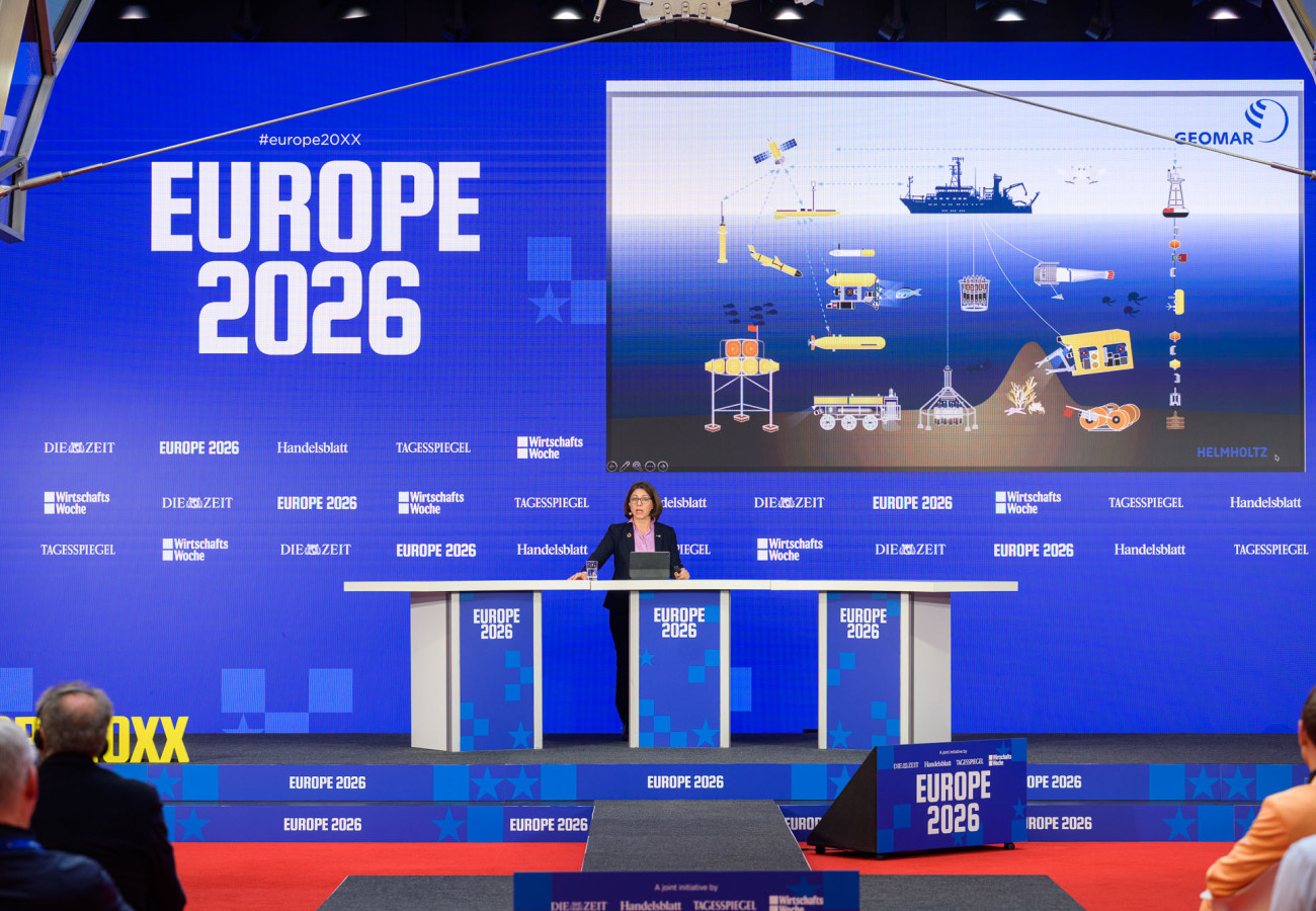 Prof. Dr. Katja Matthes auf der Europe 2026_Bühne