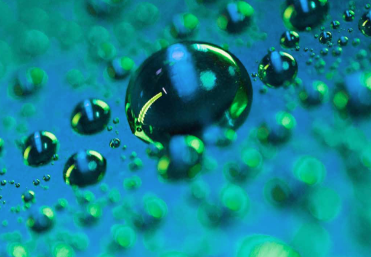 Nahaufnahme Wassertropfen