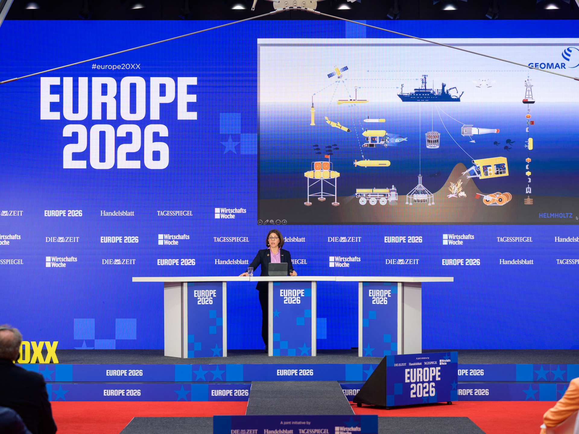 Prof. Dr. Katja Matthes auf der Europe 2026_Bühne