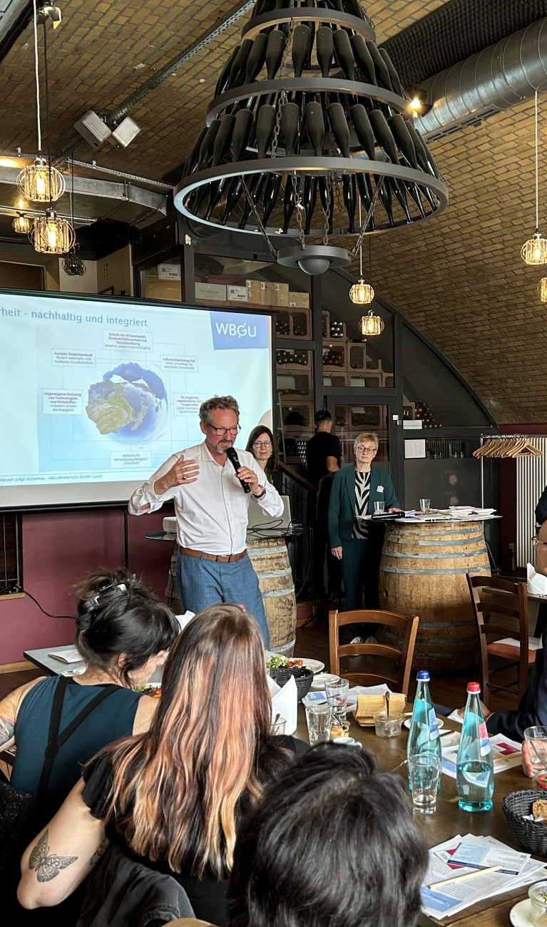 Eckart von Hirschhausen beim KLIMA Lunch