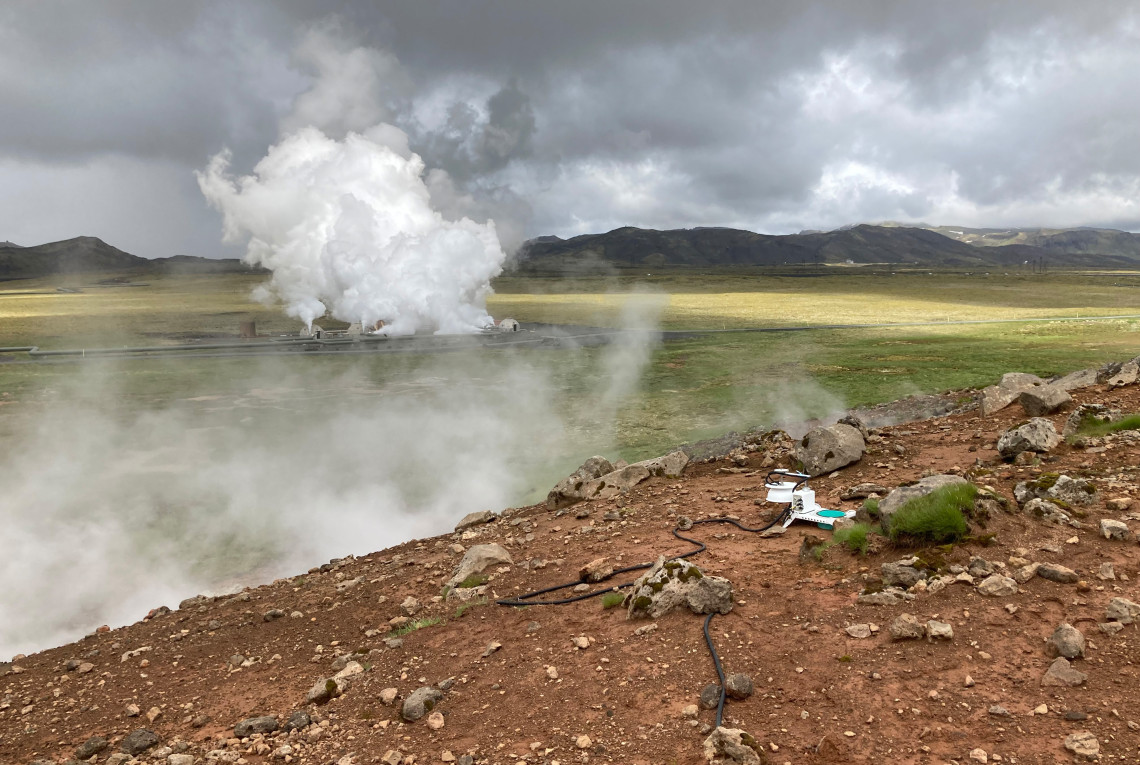 Überwachung geothermischer Ressourcen auf Island