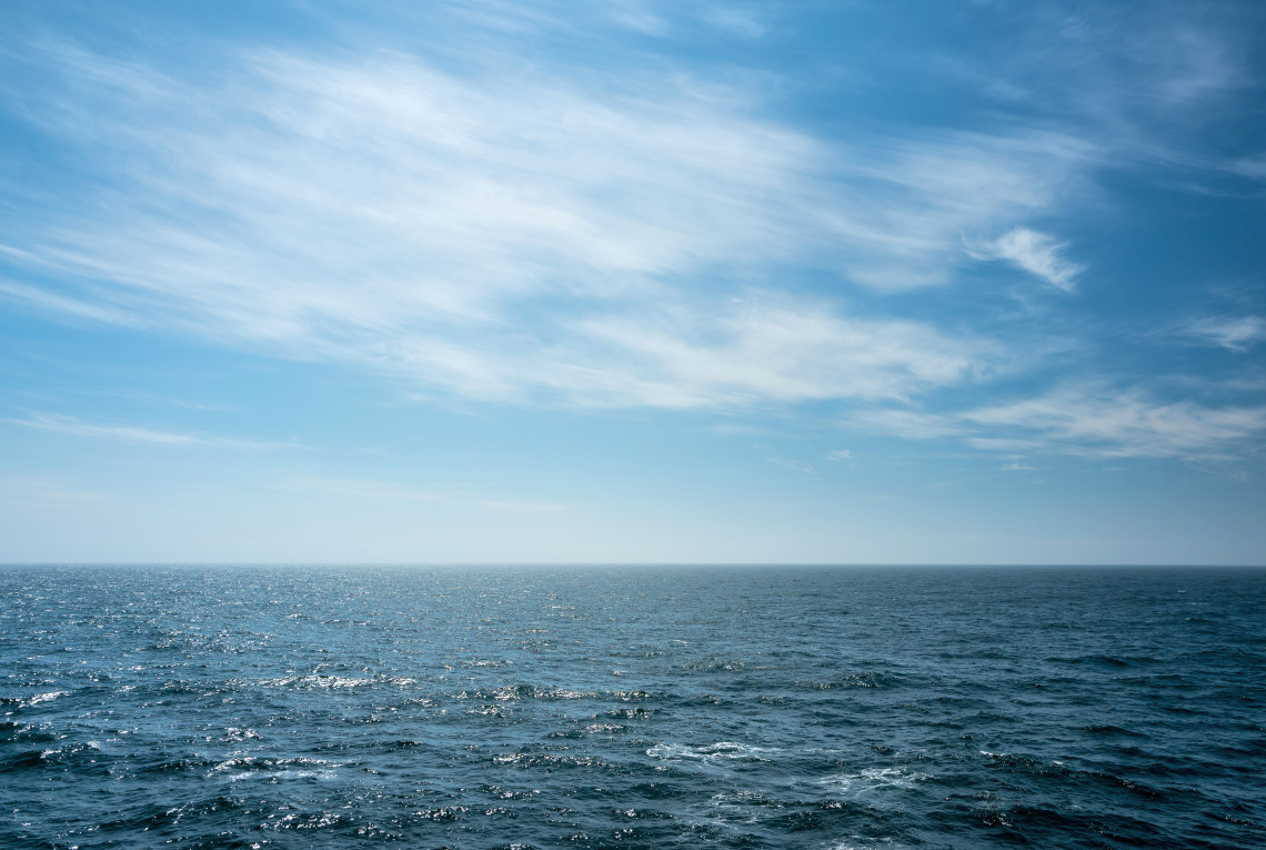 Blick auf die offene Nordsee