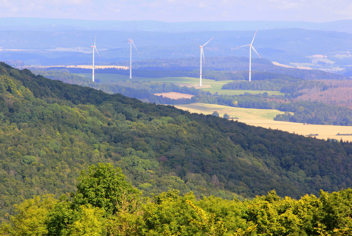 Windkraftanlagen Thüringer Wald