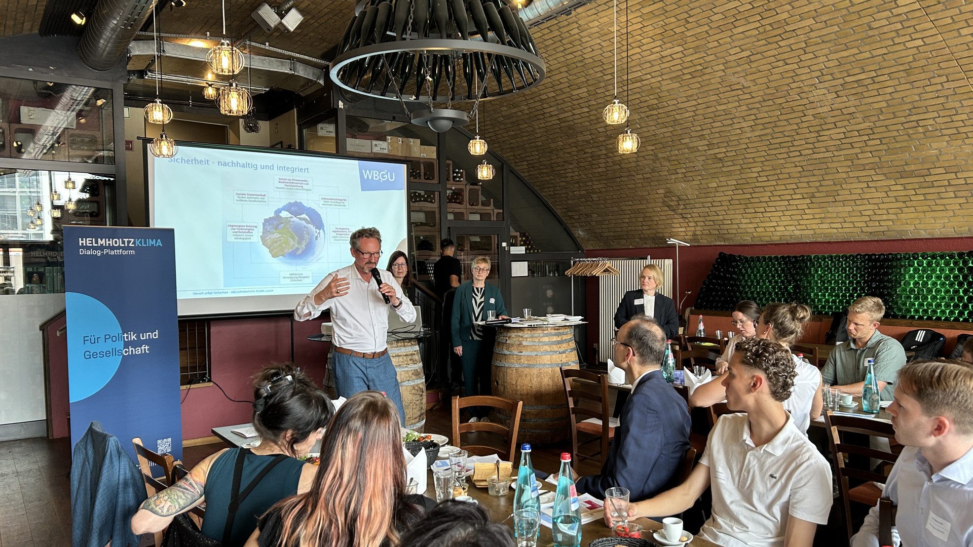 Eckart von Hirschhausen beim KLIMA Lunch